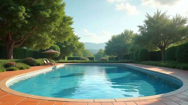 La piscine coque 8x4 arrondie : confort et design durable