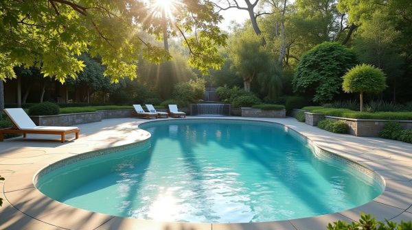 La piscine coque 8x4 arrondie : confort et design durable
